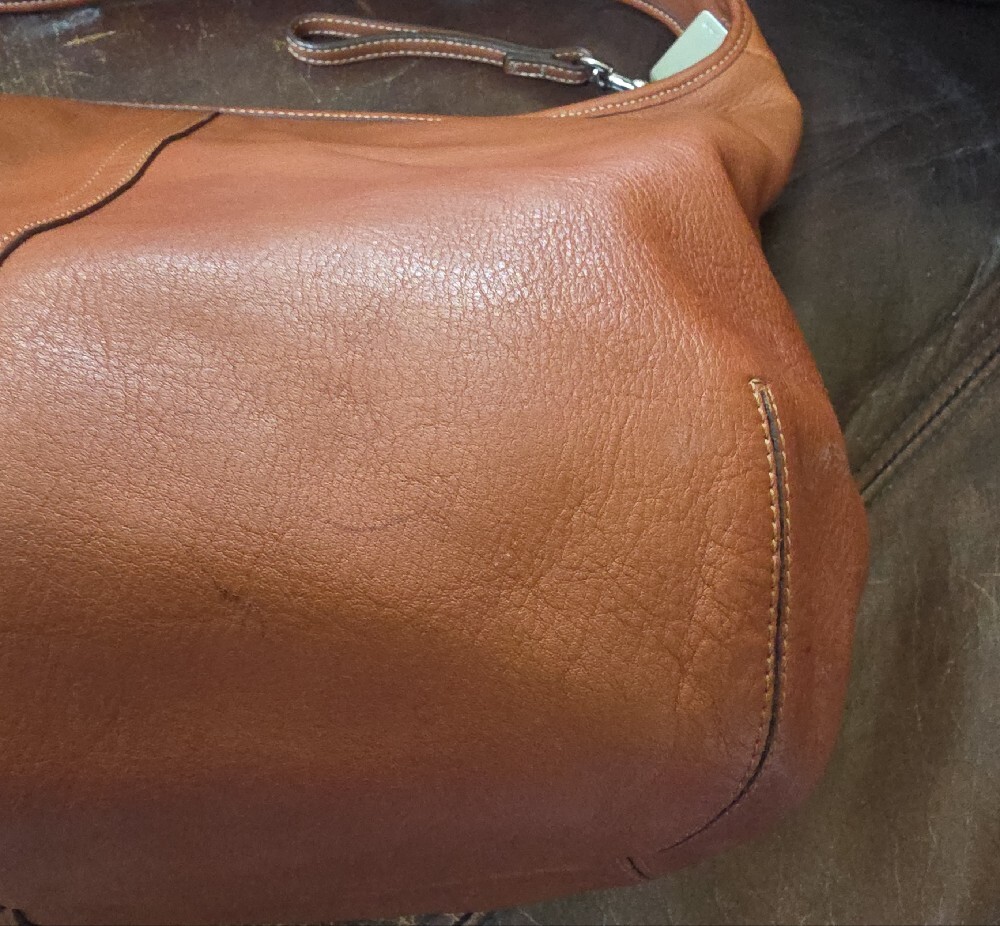 Coach Vintage ERGO Leather Hobo Shoulder Bag in Saddle Brown CIRCA 2000 MEDIUM - Picture 11 of 11